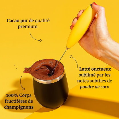 Latté Cacao aux champignons