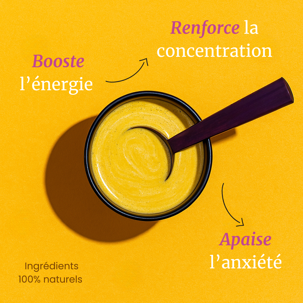 Chaï Latté aux champignons | lait doré adaptogène