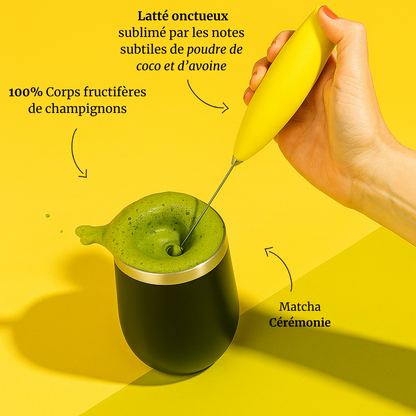 Matcha Latté aux champignons