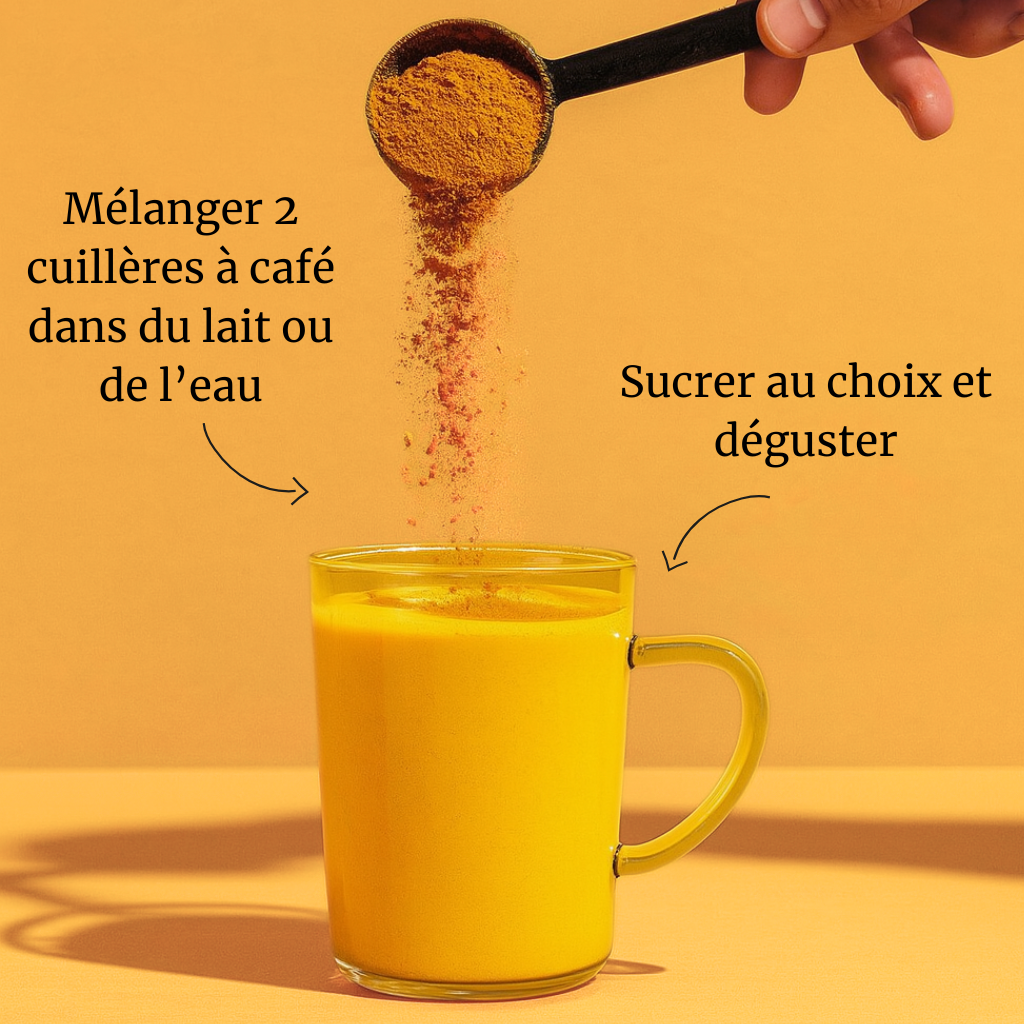 Chaï Latté aux champignons | lait doré adaptogène