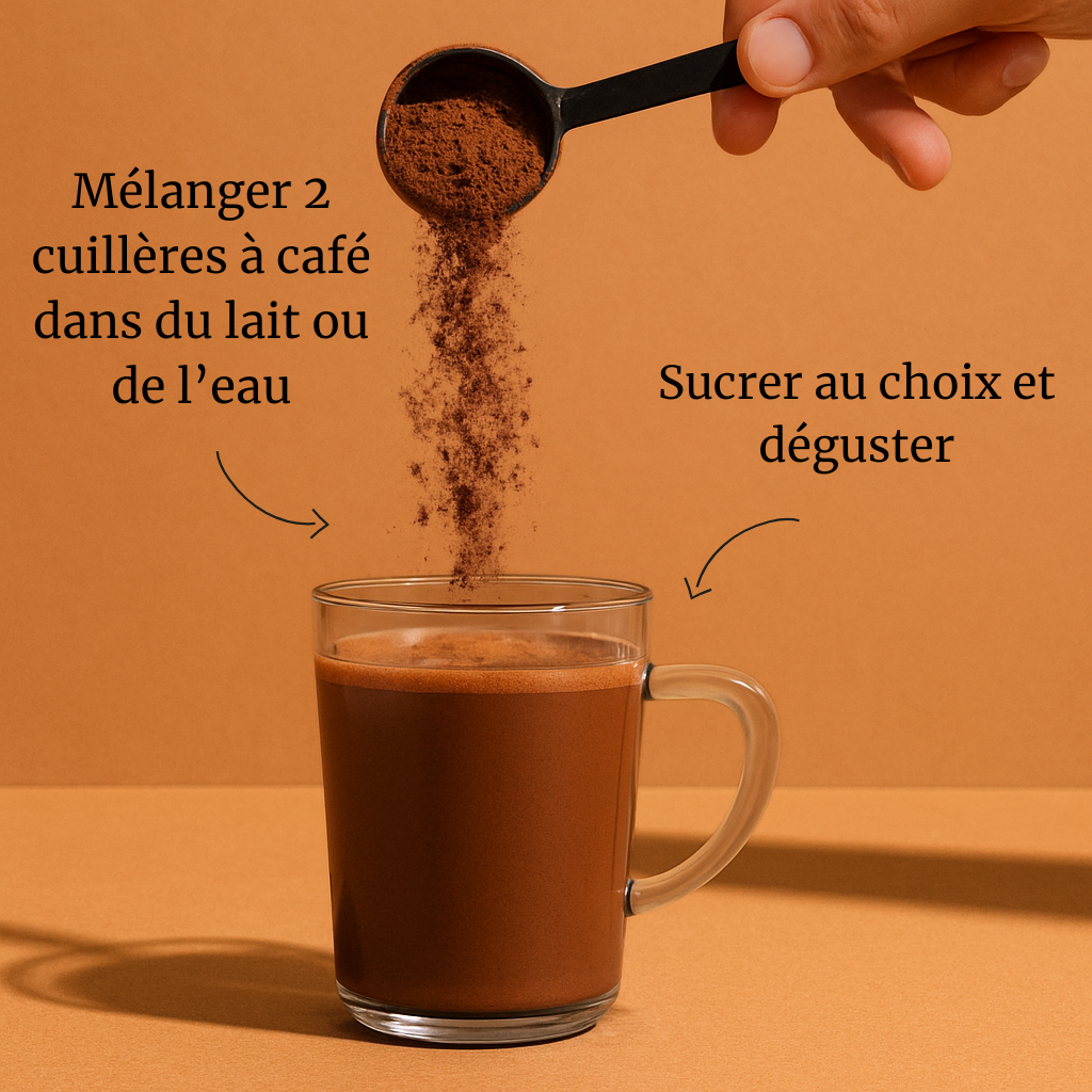 Latté Cacao aux champignons