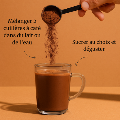 Latté Cacao aux champignons