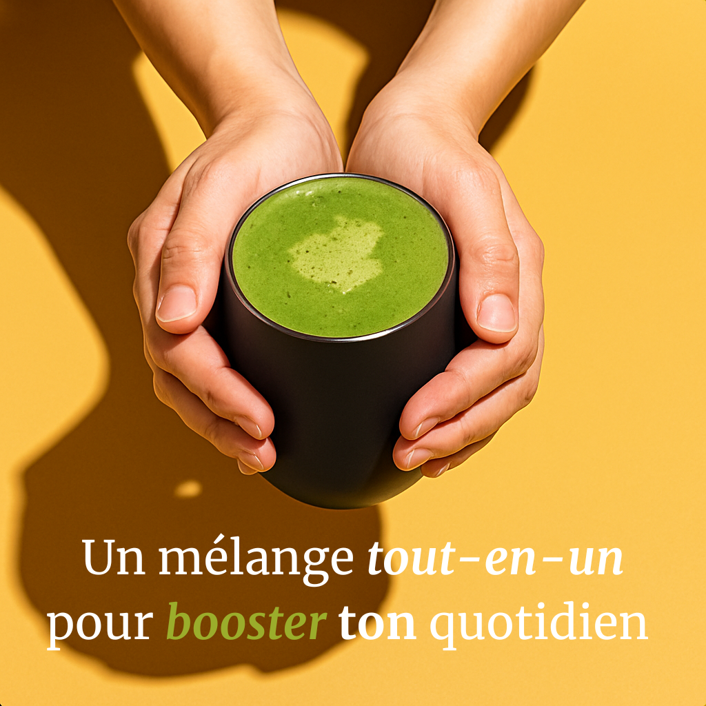 Matcha Latté aux champignons