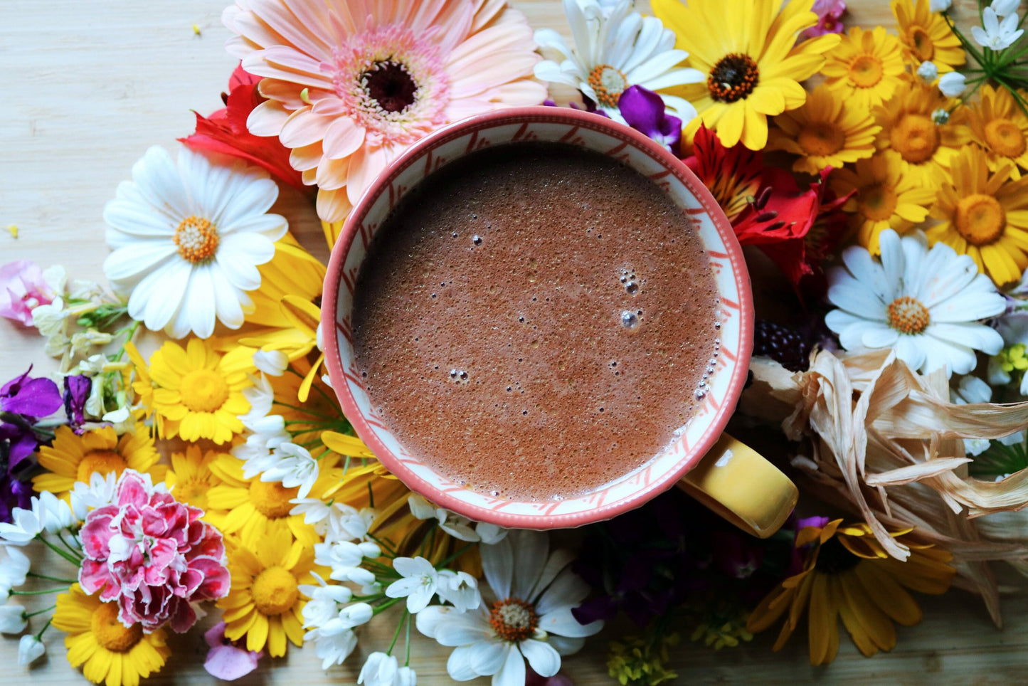 Latté Cacao aux champignons adaptogènes